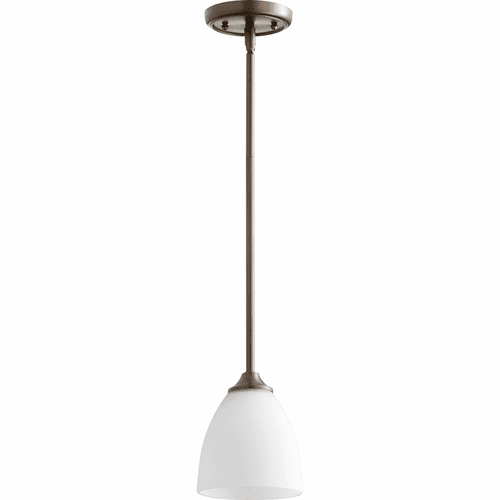 Quorum Jardin 1-LT Mini Pendant - Oiled Bronze - 3127-86