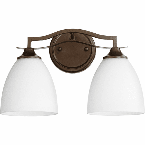 Quorum Jardin 2-LT Vanity - Oiled Bronze - 5027-2-86