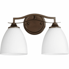 Quorum Jardin 2-LT Vanity - Oiled Bronze - 5027-2-86