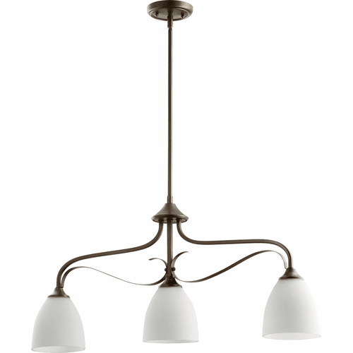Quorum Jardin 3-LT Island Light - Oiled Bronze - 6627-3-86