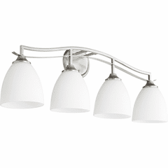 Quorum Jardin 4-LT Vanity - Satin Nickel - 5027-4-65