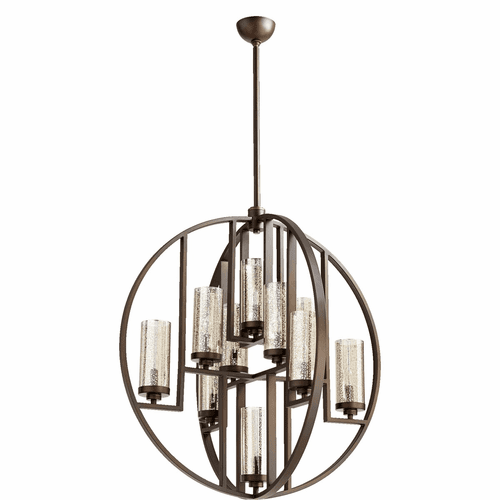 Quorum Julian 10-LT Chandelier - Oiled Bronze - 603-10-86
