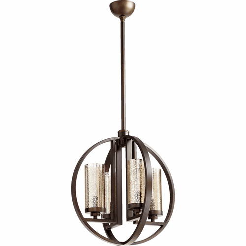 Quorum Julian 4-LT Chandelier - Oiled Bronze - 603-4-86
