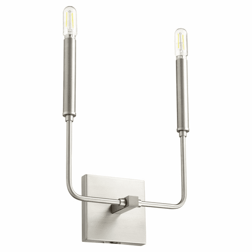 Quorum Lacy 2-LT Wall Mount - Satin Nickel  - 531-2-65