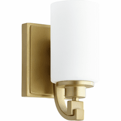 Quorum Lancaster 1-LT Wall Mount - Aged Brass - 5407-1-80 Quorum Lancaster 1-LT Wall Mount - Aged Brass - 5407-1-80