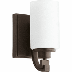 Quorum Lancaster 1-LT Wall Mount - Oiled Bronze - 5407-1-86