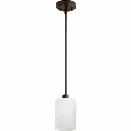 Quorum Lancaster Mini Pendant - Oiled Bronze - 3207-86