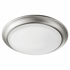 Quorum LED 9.5" 1-LT Outdoor Ceiling Mount - Satin Nickel - 905-10-65 Quorum LED 9.5" 1-LT Outdoor Ceiling Mount - Satin Nickel - 905-10-65