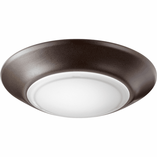 Quorum LED Wet 6" 12W Flushmount - Oiled Bronze - 905-6-86