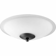 Quorum Low Profile Ceiling Fan Light Kit - Noir W/ Satin Opal - 1180-869