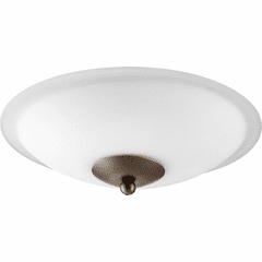 Quorum Low Profile LED Ceiling Fan Light Kit - Oiled Bronze  - 1180-886