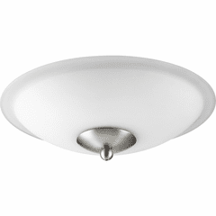 Quorum Low Profile LED Ceiling Fan Light Kit - Satin Nickel  - 1180-865