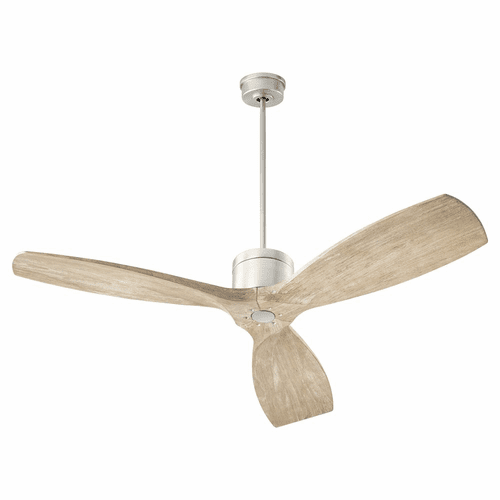 Quorum Lurus 64" 3-Blade LED Ceiling Fan - Satin Nickel  - 30643-65