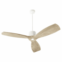 Quorum Lurus 64" 3-Blade LED Ceiling Fan - Studio White  - 30643-8