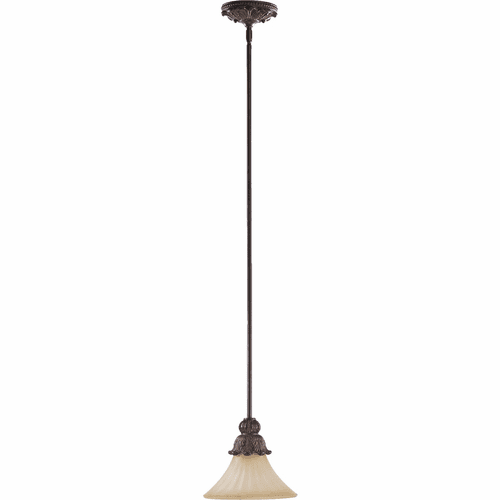 Quorum Madeleine 1-LT Mini Pendant - Corsican Gold - 3330-88