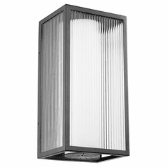 Quorum Maestro 11" 3-LT Outdoor Wall Lantern - Noir  - 9717-11-69