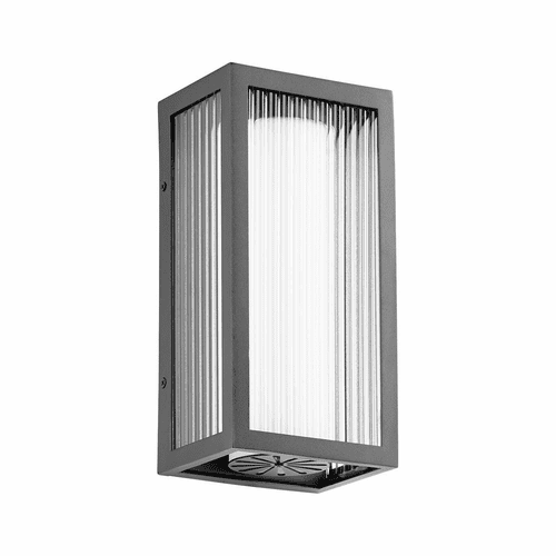 Quorum Maestro 6" 3-LT Outdoor Wall Lantern - Noir  - 9717-6-69