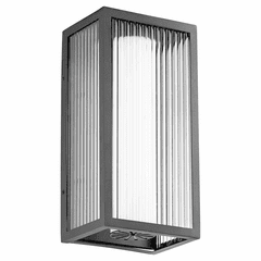 Quorum Maestro 7" 3-LT Outdoor Wall Lantern - Noir  - 9717-7-69