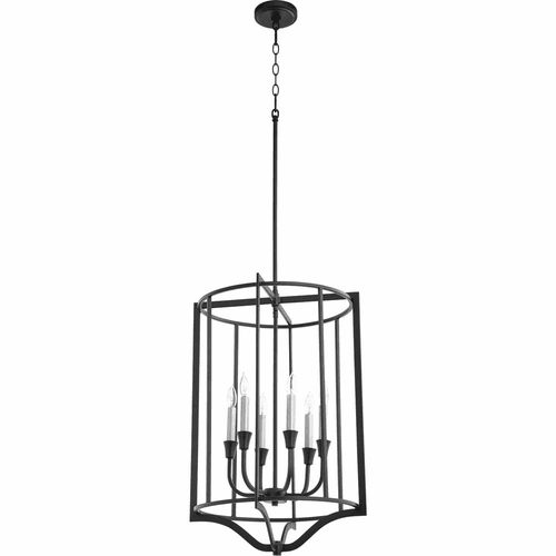 Quorum Marquee 6-LT Pendant - Noir  - 6814-6-69