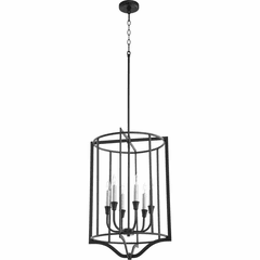 Quorum Marquee 6-LT Pendant - Noir  - 6814-6-69
