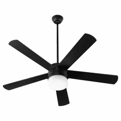 Quorum Maxwell 52" 2-LT LED Ceiling Fan - Matte Black  - 37525-59
