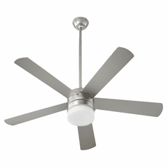 Quorum Maxwell 52" 2-LT LED Ceiling Fan - Satin Nickel  - 37525-65