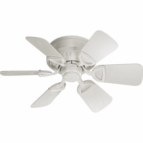 Quorum Medallion 30" 6-Blade Patio Fan - Studio White - 151306-8