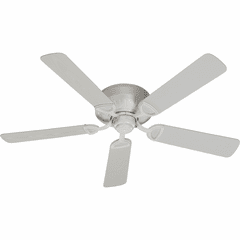 Quorum Medallion 52" 5-Blade Patio Fan - Studio White - 151525-8