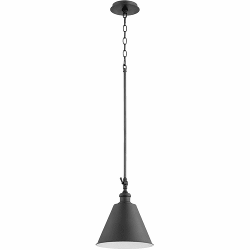 Quorum Metal Cone Pendant - Noir - 3391-69