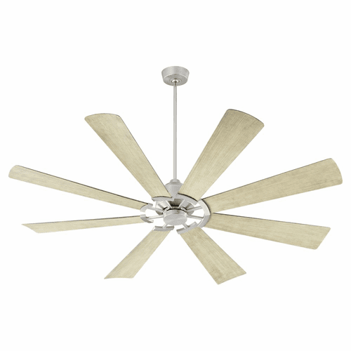 Quorum Mod 60" Patio Fan - Satin Nickel  - 30608-65