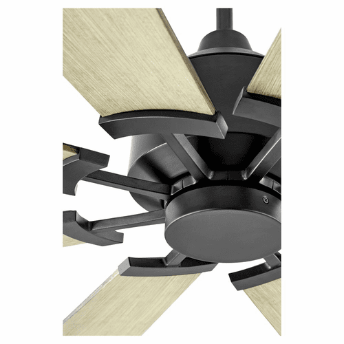 Quorum Mod 8-Blade 60" Patio Fan - Matte Black  - 30608-59