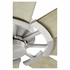 Quorum Mod 8-Blade 72" Patio Fan - Satin Nickel - 30728-65 Quorum Mod 8-Blade 72" Patio Fan - Satin Nickel - 30728-65