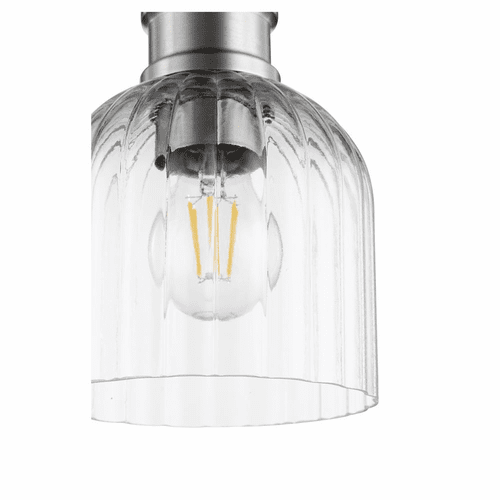 Quorum Monarch 1-LT Pendant - Noir w/ Satin Nickel - 310-6965