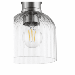 Quorum Monarch 1-LT Pendant - Noir w/ Satin Nickel - 310-6965