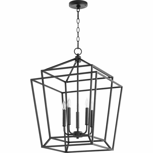 Quorum Monument 5-LT Entry Light - Noir - 8807-5-69