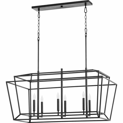 Quorum Monument 6-LT Linear - Noir - 8507-6-69