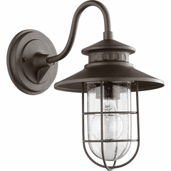 Quorum Moriarty Small Outdoor Lantern - Oiled Bronze - 7696-86