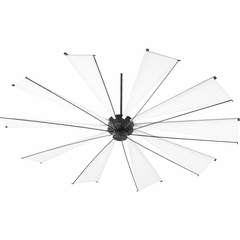 Quorum Mykonos 92" Ceiling Fan - Noir - 69210-69