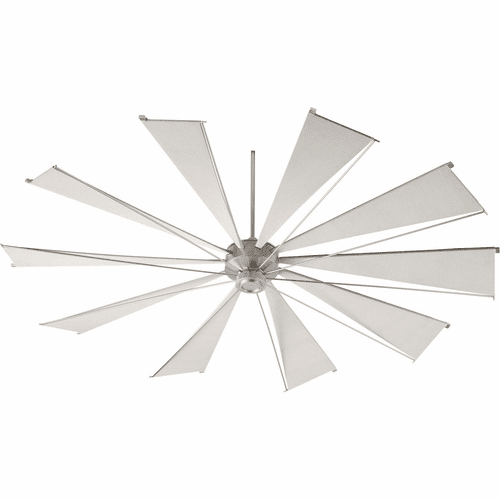Quorum Mykonos 92" Ceiling Fan - Satin Nickel - 69210-65
