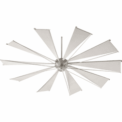 Quorum Mykonos 92" Ceiling Fan - Satin Nickel - 69210-65
