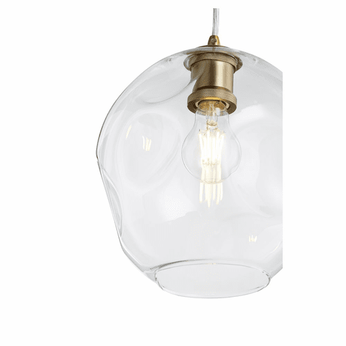 Quorum Numen 1-LT Pendant - Aged Brass  - 61-80