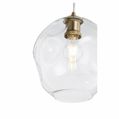 Quorum Numen 1-LT Pendant - Aged Brass  - 61-80