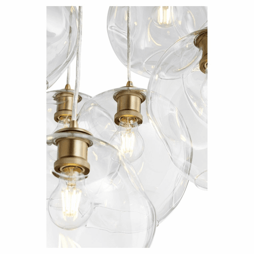 Quorum Numen 7-LT Pendant - Aged Brass  - 67-80