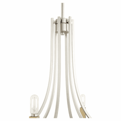 Quorum Olympus 6-LT Chandelier - Satin Nickel  - 696-6-65