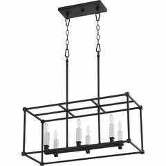 Quorum Olympus 6-LT Pendant - Noir  - 656-6-69