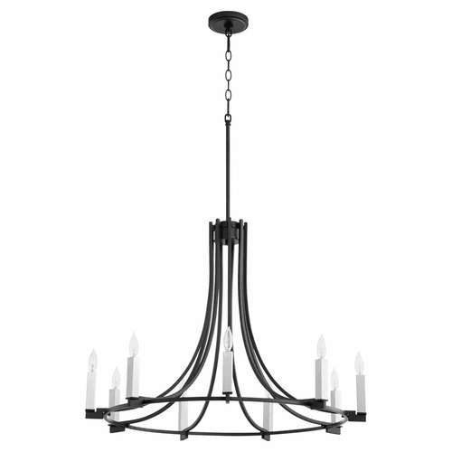 Quorum Olympus 9-LT Chandelier - Noir  - 696-9-69