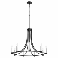Quorum Olympus 9-LT Chandelier - Noir  - 696-9-69