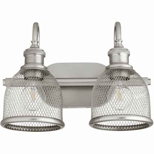 Quorum Omni 2-LT Vanity - Satin Nickel - 5212-2-65