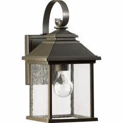 Quorum Pearson 7" Outdoor Wall Lantern - Oiled Bronze - 7940-7-86 Quorum Pearson 7" Outdoor Wall Lantern - Oiled Bronze - 7940-7-86