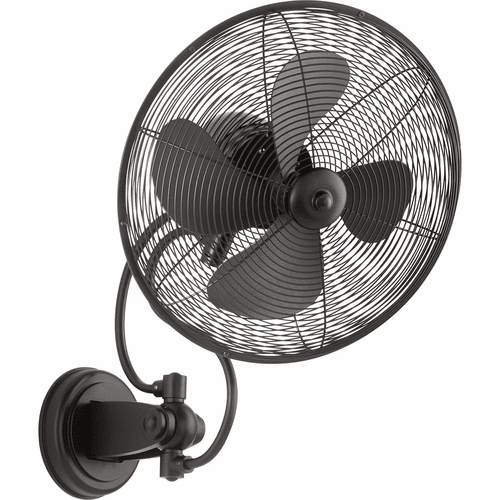 Quorum Piazza 14" Wall Patio Fan - Noir - 94144-69